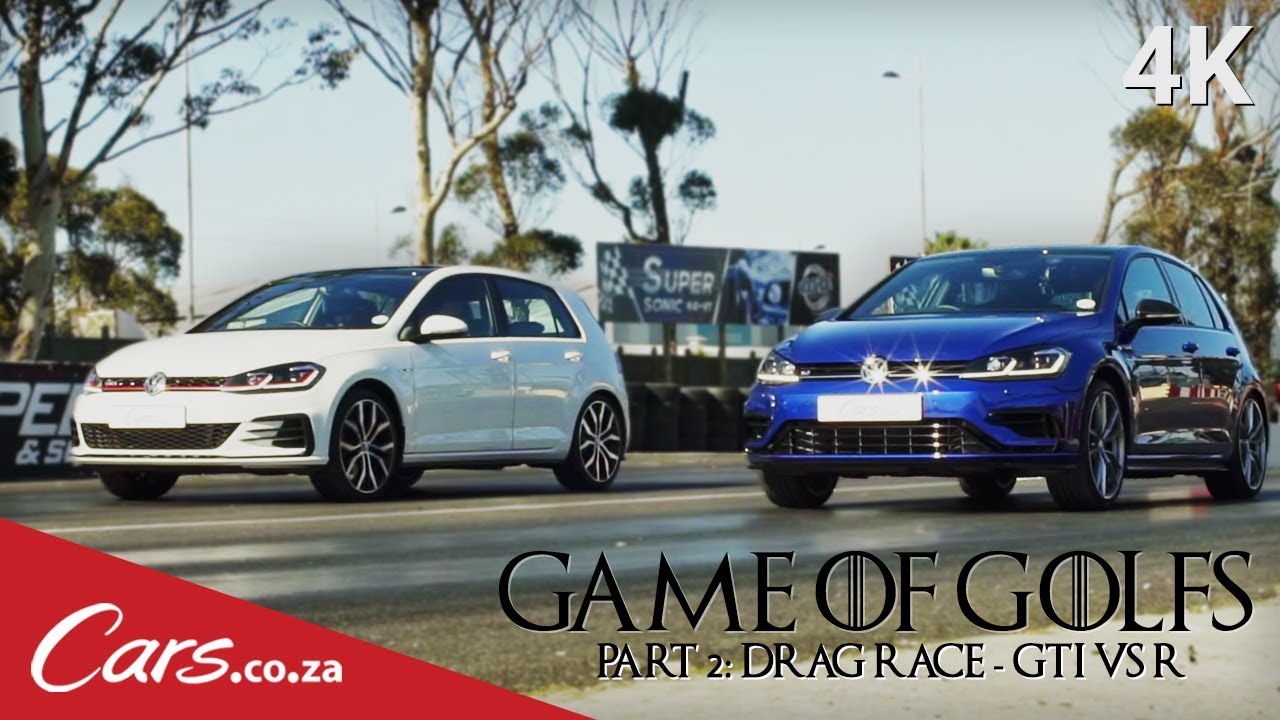 Drag Race: New VW Golf R vs Golf GTI