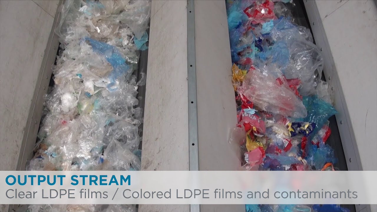 Demo Pellenc ST : Top Speed Option - Films Sorting at 4,5m/s