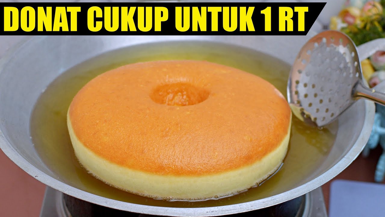 SEKALI BIKIN LANGSUNG LUDES! DONAT RAKSASA DONAT ULANG TAHUN