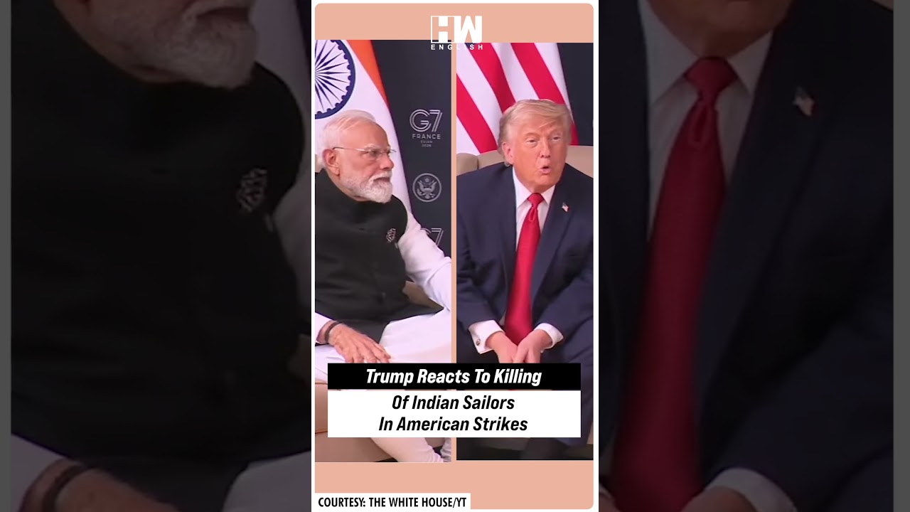 #Shorts | Trump Reacts To Killing Of Indian Sailors In American Strikes | PM Modi | G7 Summit | USA