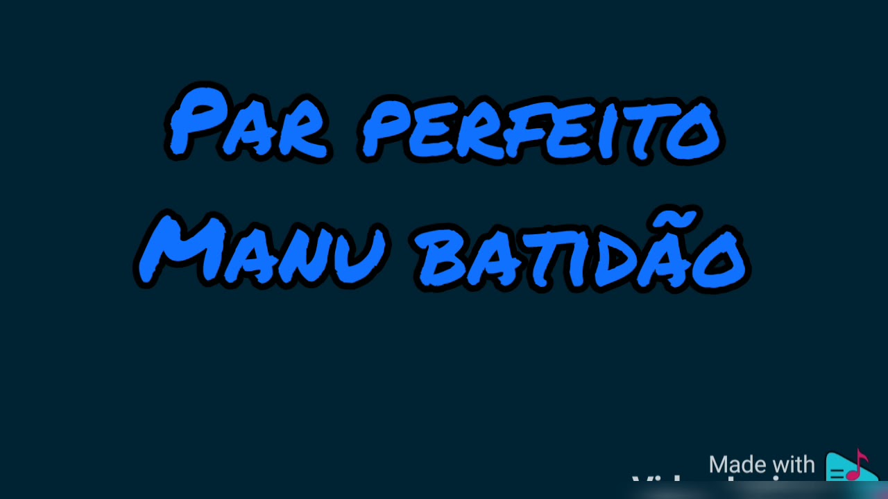 Karaokê Manu Batidão (Par Perfeito)2020