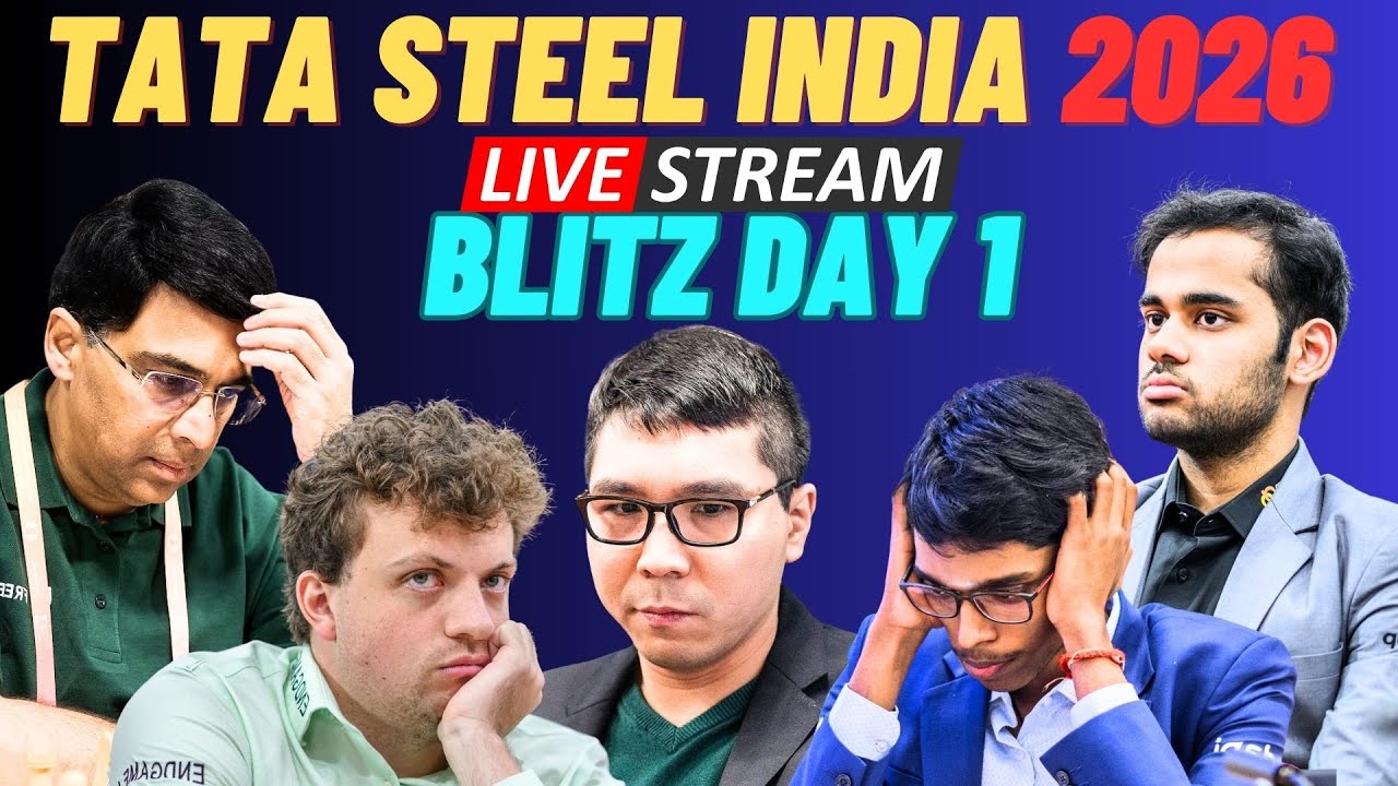 SANA MAKABAWI DITO SA BLITZ  SI WESLEY!   Tata Steel India 2026! BLITZ DAY 1
