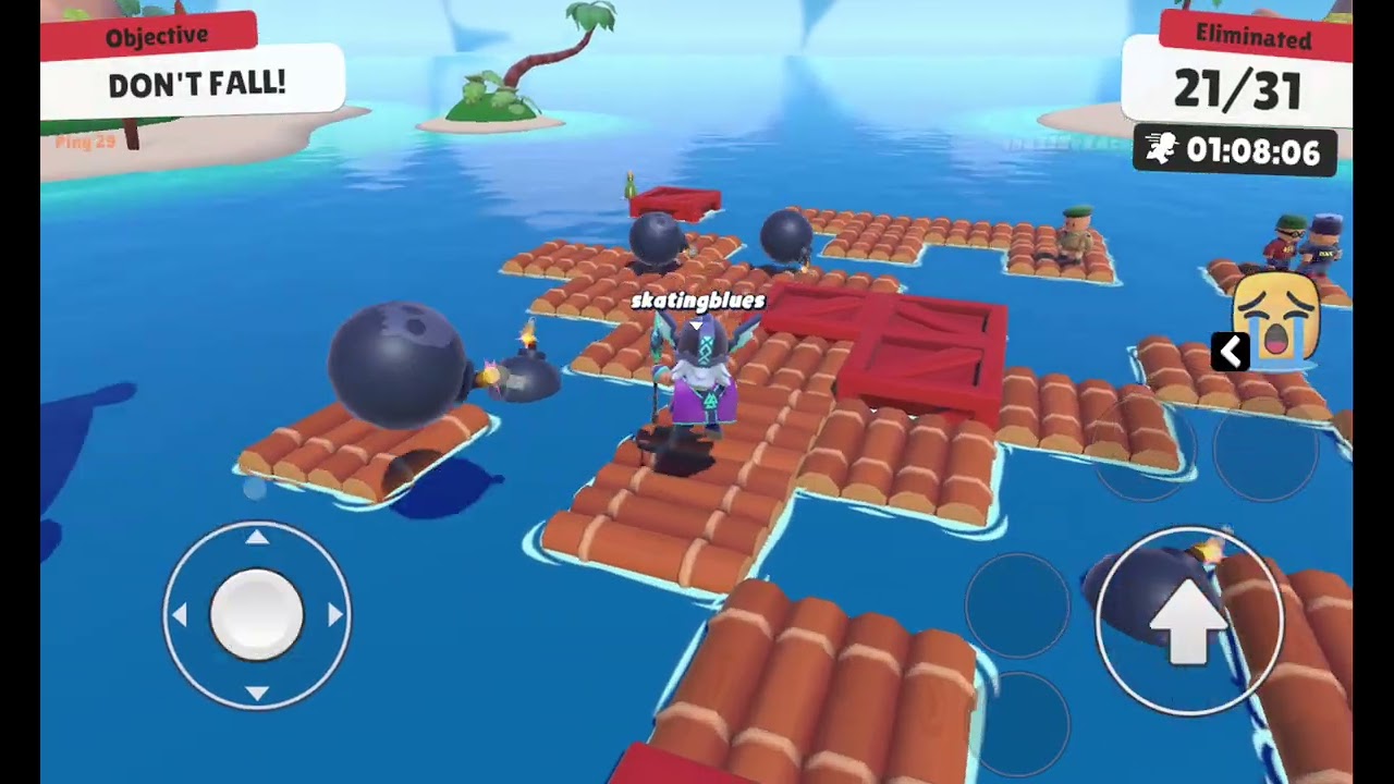 Clearing the Board in Bombardment! Part 1 - Stumble Guys