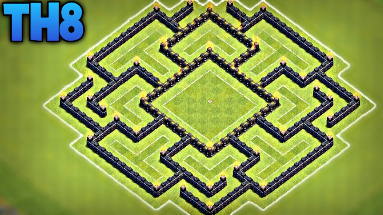 ALDEA DE SUBIDA DE COPAS | Ayuntamiento 8 | TH8 | Diseño De Aldeas | 2017 | YuniorYT