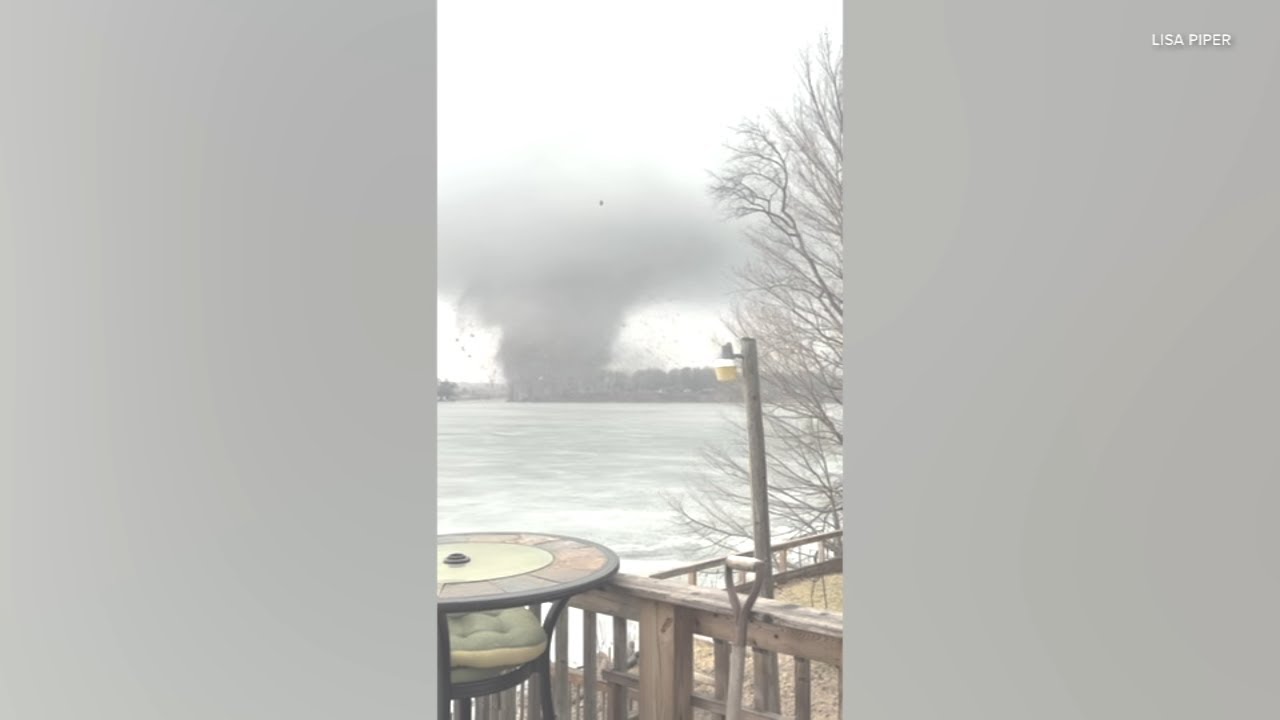 Apparent tornado spotted in Union City, Michigan - March 6, 2026