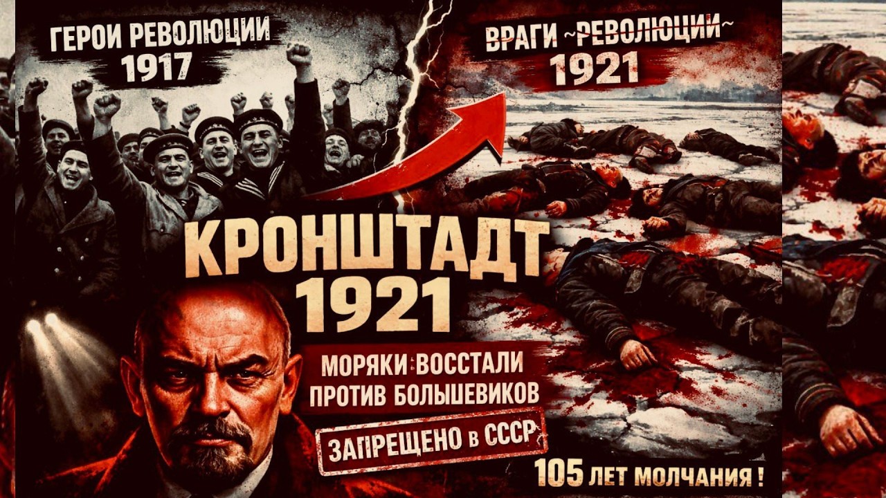 Кронштадт 1921: Как Ленин расстрелял СВОИХ революционеров. моряки восстали против большевиков.