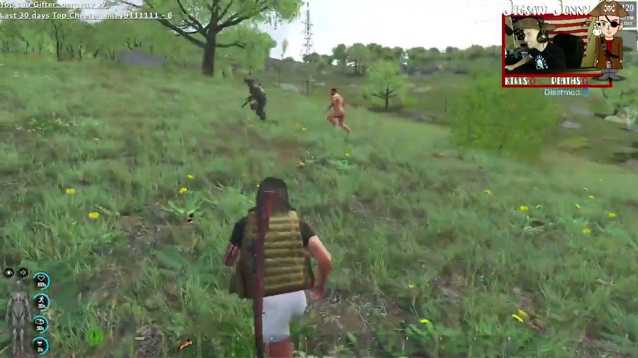 You run into some crazies on SCUM BR, aahhhhh booga booga booga