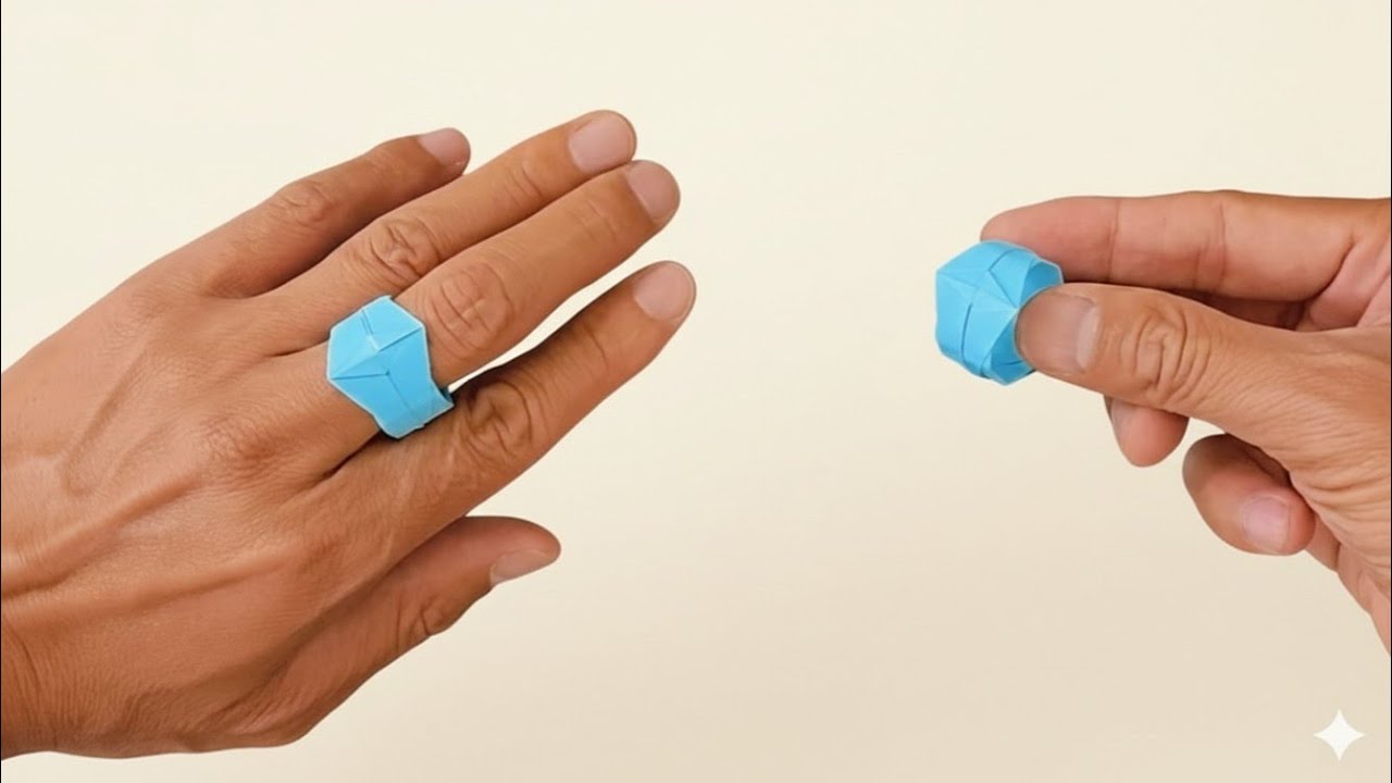 HOW TO MAKE A COOL AND BEAUTIFUL PAPER RING