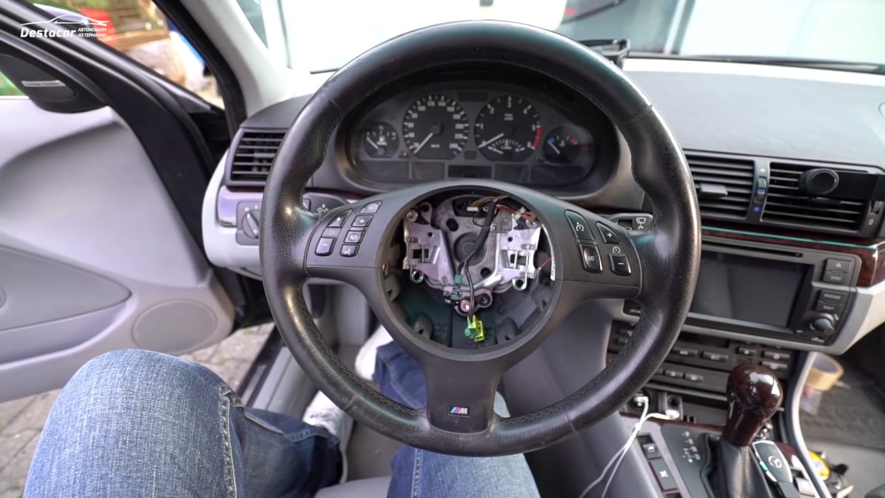 Устанавливаем новый М руль на BMW /// E46 /// 330d