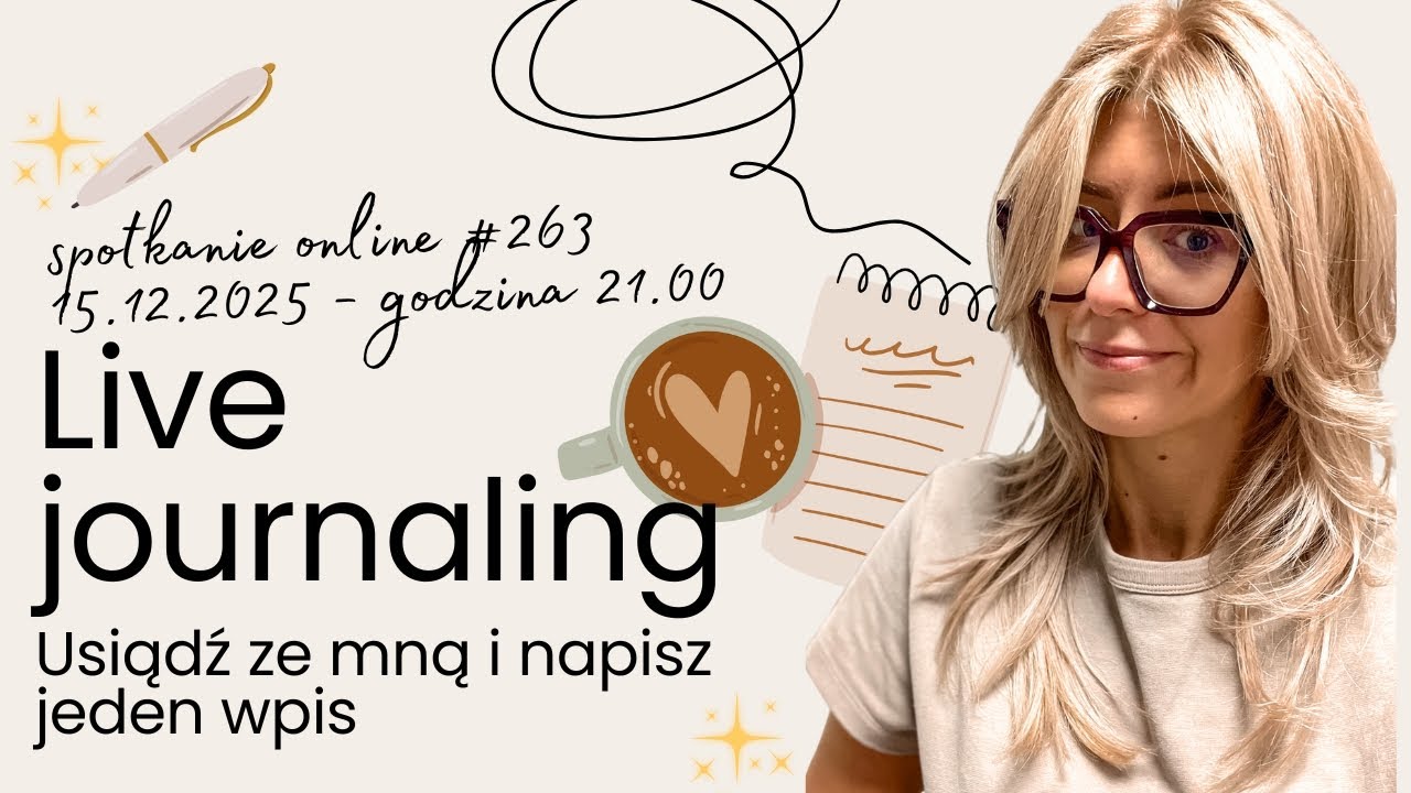 Piszę na żywo – jeden prompt, jeden wpis | Journaling bez presji