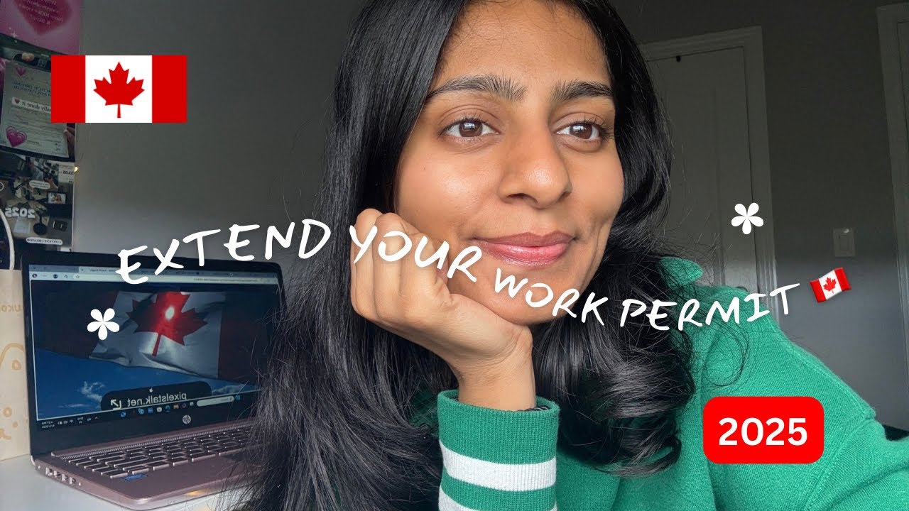 How can you extend your work permit in Canada ?  Watch the video now | #real_komal