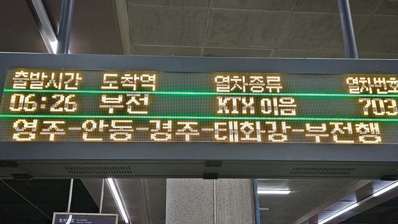 (중앙선  KTX-이음 개통!) 청량리발 부전행 KTX-이음 703열차 508호기 청량리~부전 전구간 주행영상