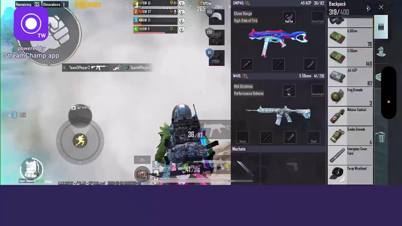 Broadcast powered by StreamChamp