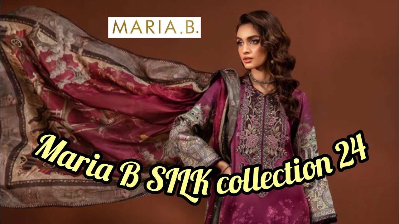Maria B new luxury SILK collection 24 #mariab