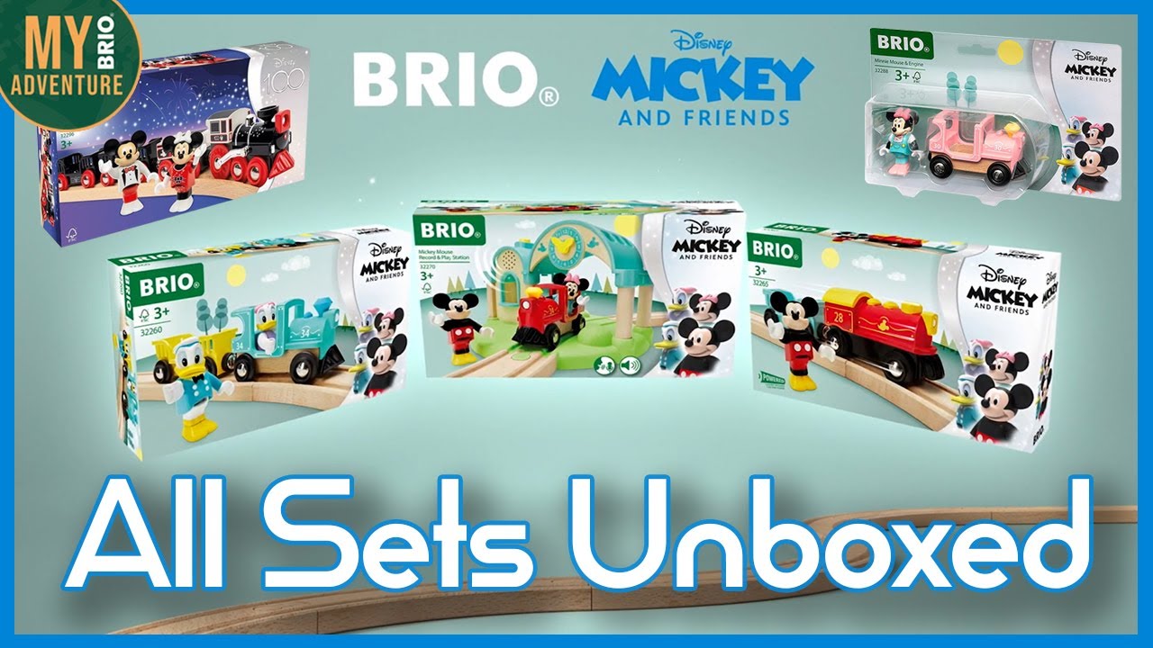 The COMPLETE Disney Mickey Mouse BRIO Train Set Collection