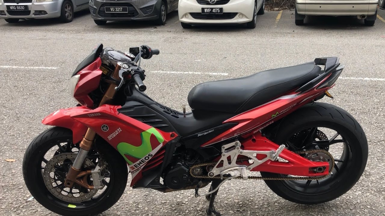 gengtayarbesar - LC135 GTB - test shifter - r15 sky tukar block - hjc monster inc mike wazowski