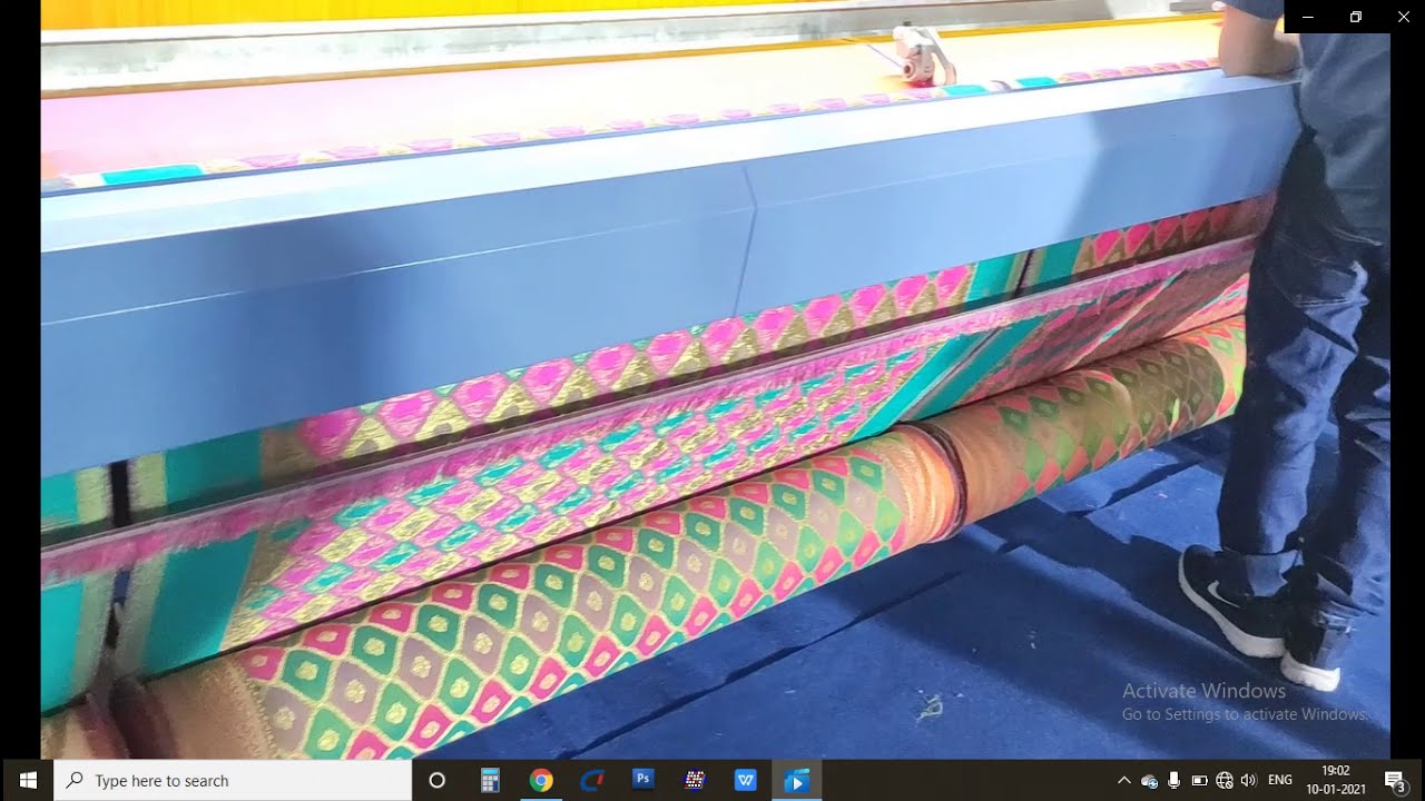 SITEX 2021 | Rapier Jacquard Machine working at 320RPM | 380cm loom width|Textile machine Exhibition