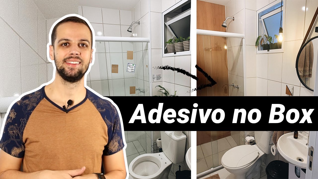 DIY | Adesivo no box do banheiro? Pode?