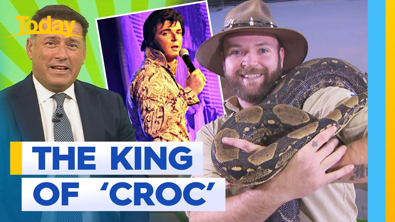 Meet Australia's croc-wrangling, snake-whispering Elvis | Today Show Australia