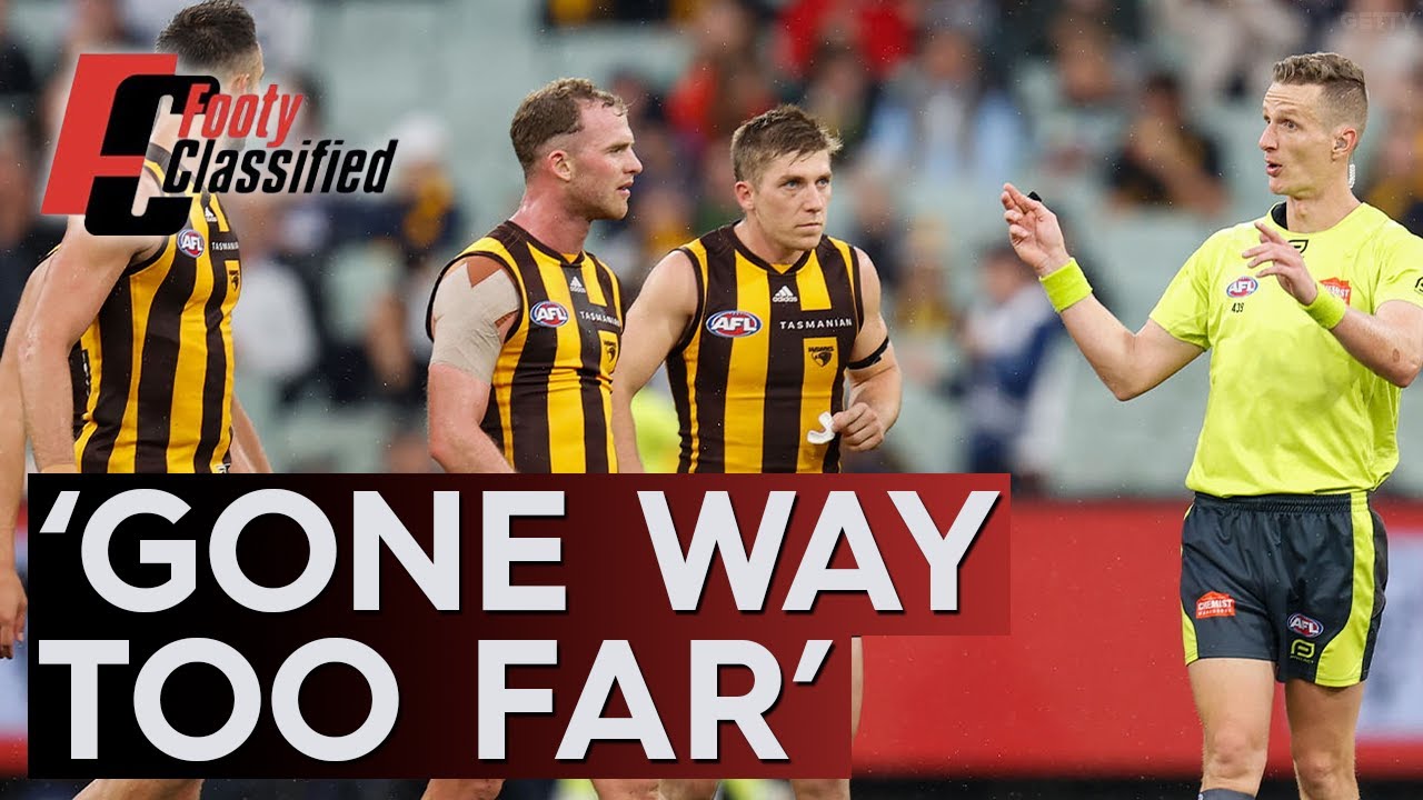 The panel reacts to the controversial umpire dissent rule - Footy Classified | Footy on Nine
