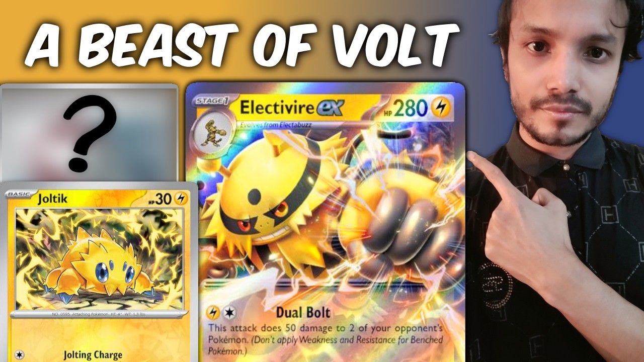 This Electivire ex Works BEST For Pairing With Joltik!