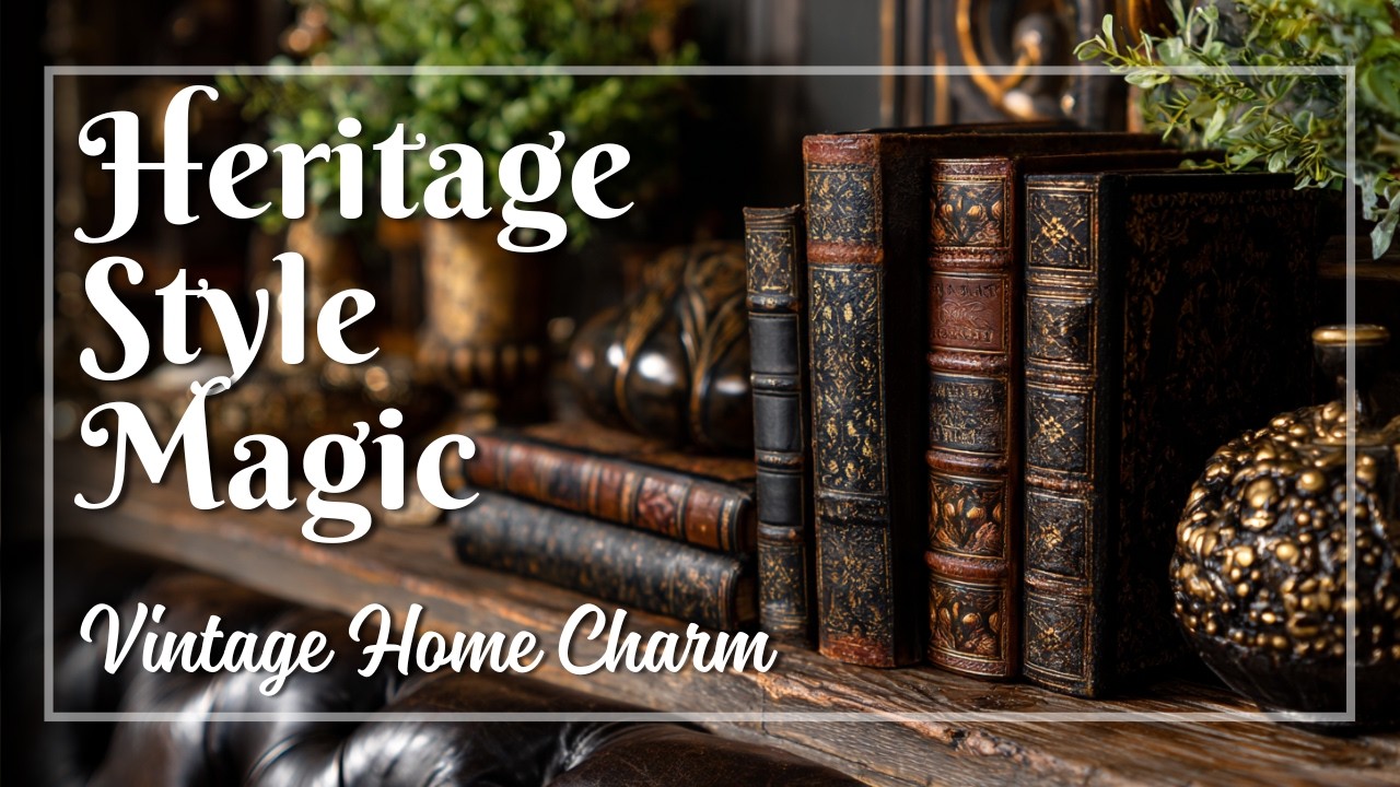 Heritage Style Vintage Decor for Modern Homes 🏛️ How Old Souls Create Elevated Comfort