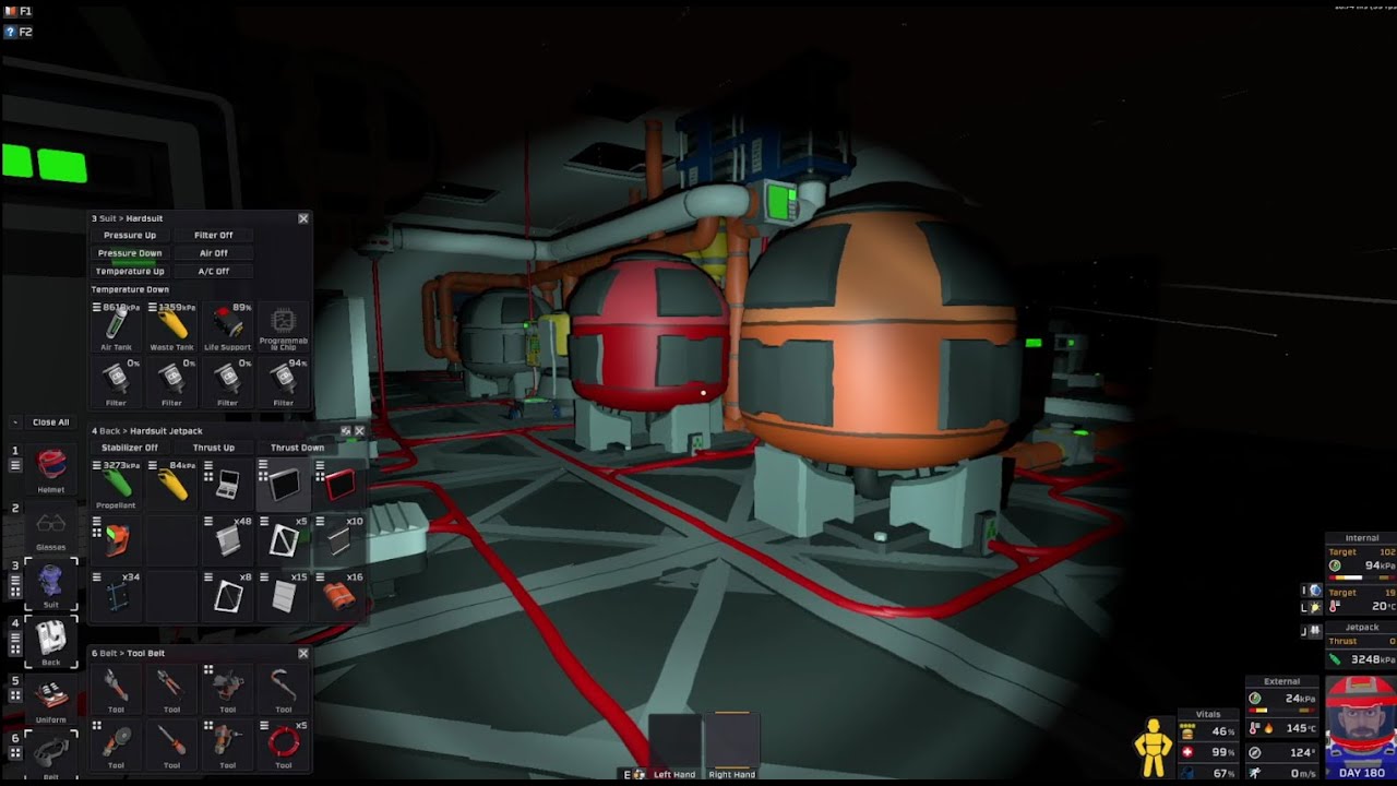 Stationeers 2026 : Vulcan - my starter base atmospherics setup
