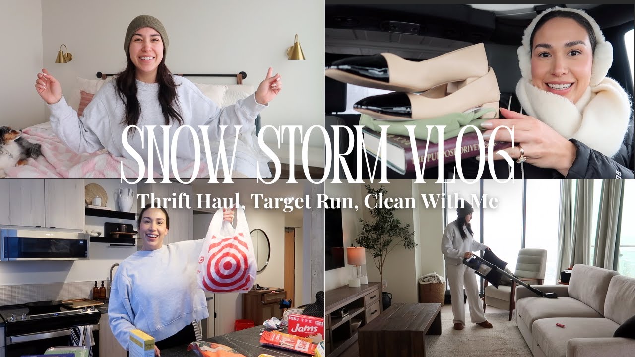 A FEW DAYS AT HOME | Thrift Haul, Target Run, Riding Out The ARCTIC BLAST!