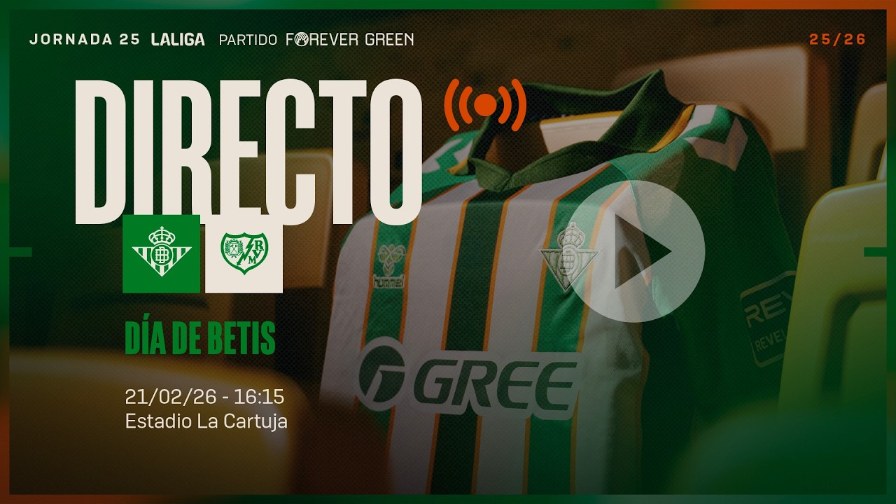 🚨 DIRECTO | Real Betis - Rayo Vallecano ⚽💚 | VÍVELO CON NOSOTROS
