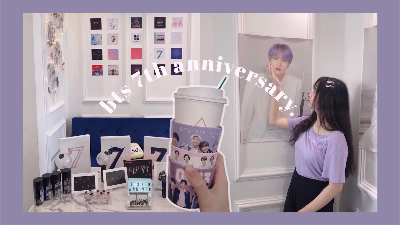 bts 7th anniversary cupsleeve event 🕊 | vlog
