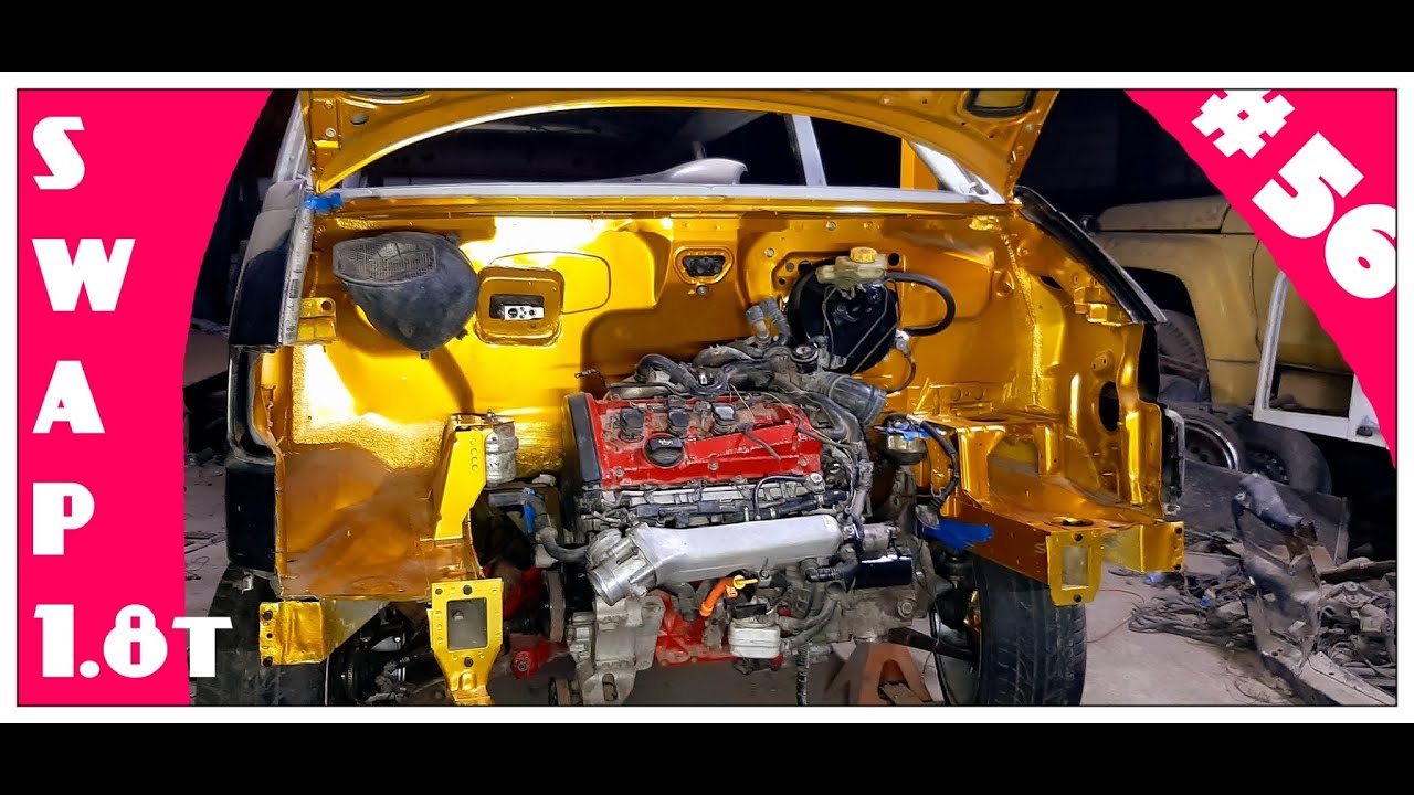 SWAP 1.8T  montando el motor VW T4 Eurovan