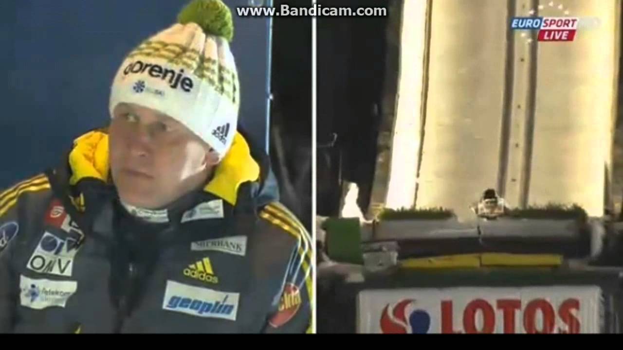 PŚ Zakopane 2015 - Jernej Damjan 136,5 m Kapitalny skok 2 seria Konkurs Drużynowy