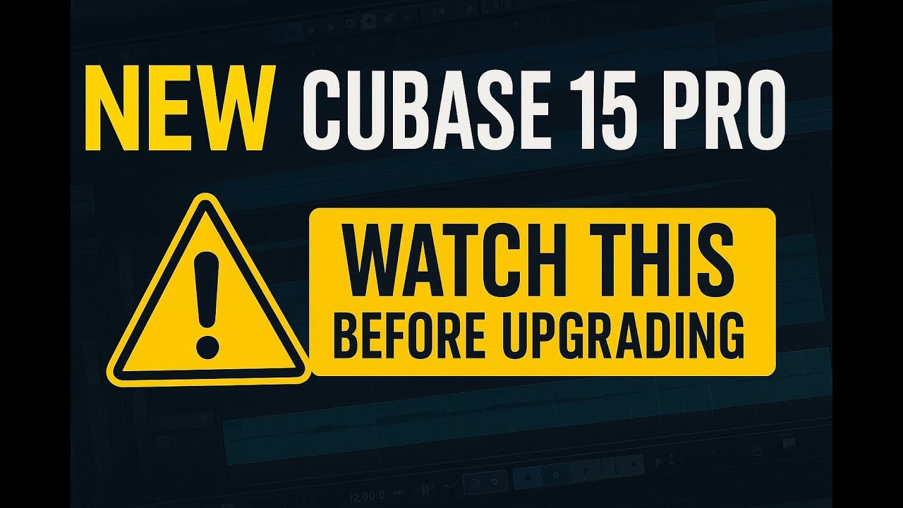 My take on Cubase 15 pro -DON'T UPGRADE BEFORE WATCHING THIS