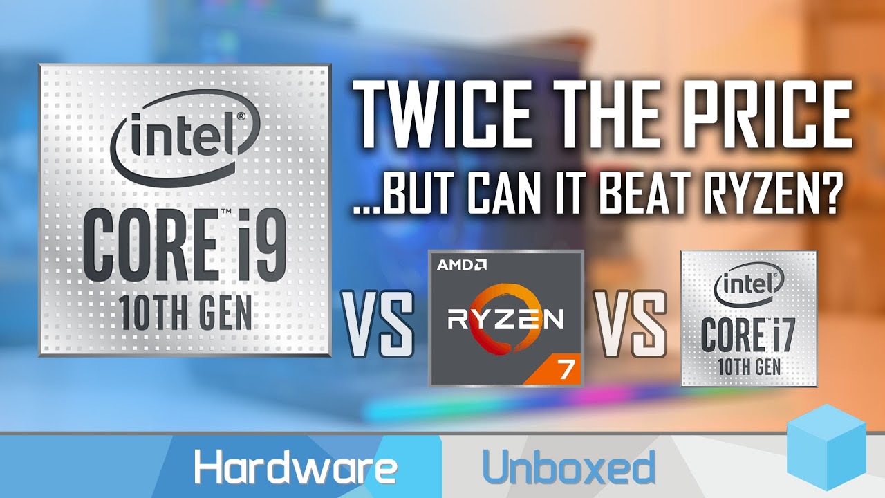 Intel Core i9-10980HK vs Ryzen 7 4800H Review, As Good As 14nm 