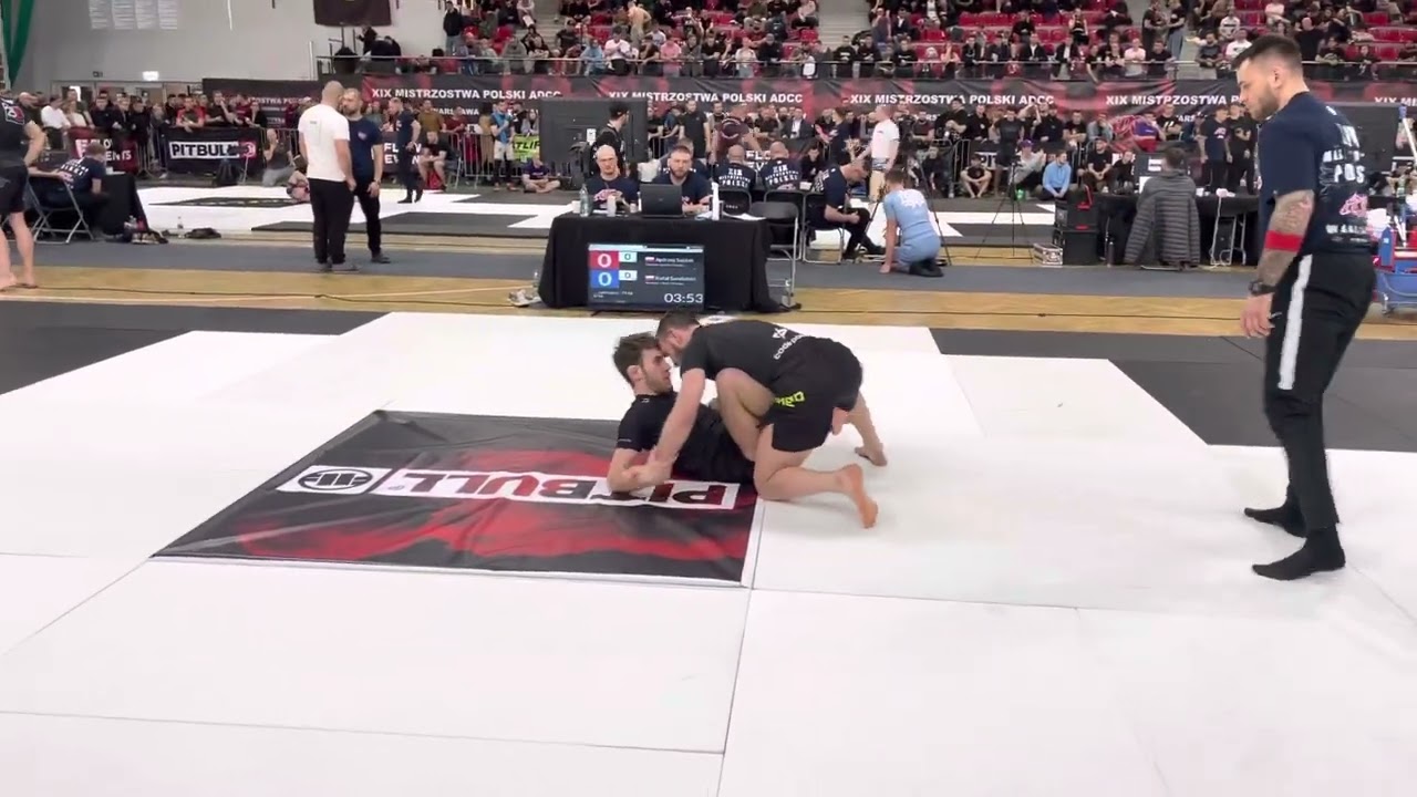 Mistrzostwa Polski ADCC - walka 2, początkujący, -76 kg (9 miesiąc)