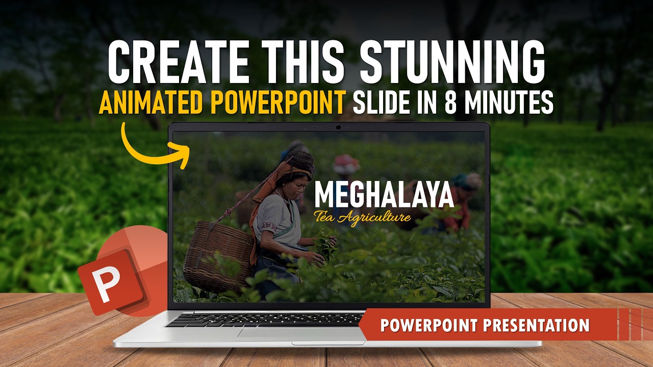 Создайте этот потрясающий анимированный слайд PowerPoint за 8 минут (Сельское хозяйство по выращи...