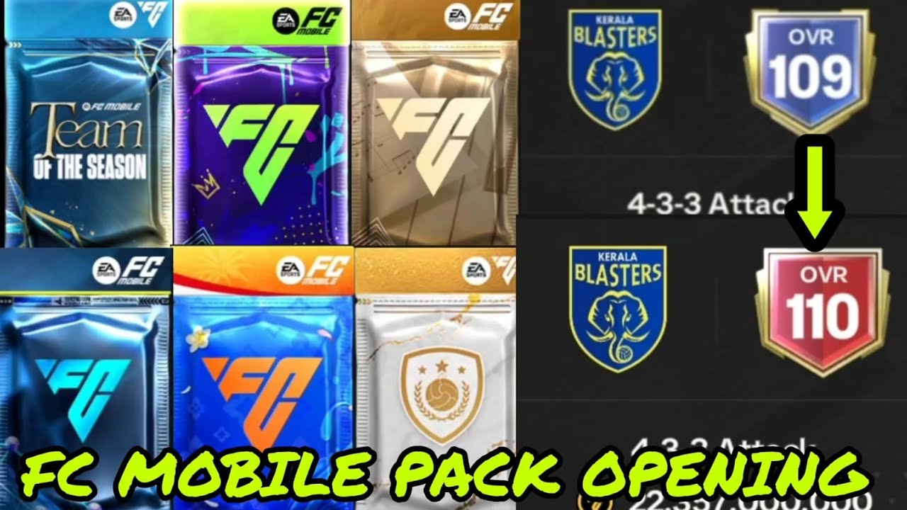 FC MOBILE Pack opening.109 OVR➡️ 110 OVR.(Episode -8)/*BB_BUDDIES*.