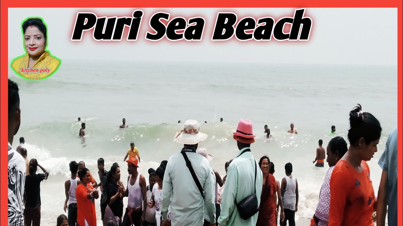Puri Sea Beach...ll My Family Is Enjoying On Puri Sea Beach Bathing (part 1)...ll@kitchenpoly