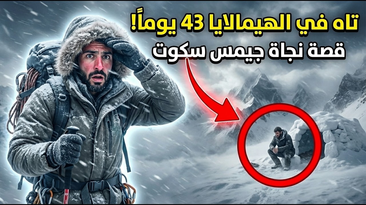 كيف نجا 43 يوم بدون طعام | جيمس سكوت في الجحيم المتجمد
