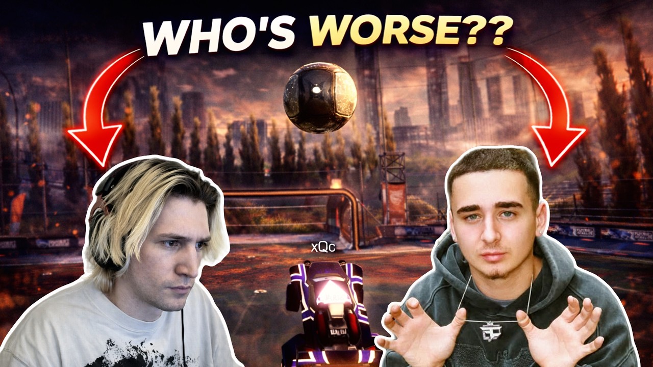 xQc & Lacy Play Rocket League Together!
