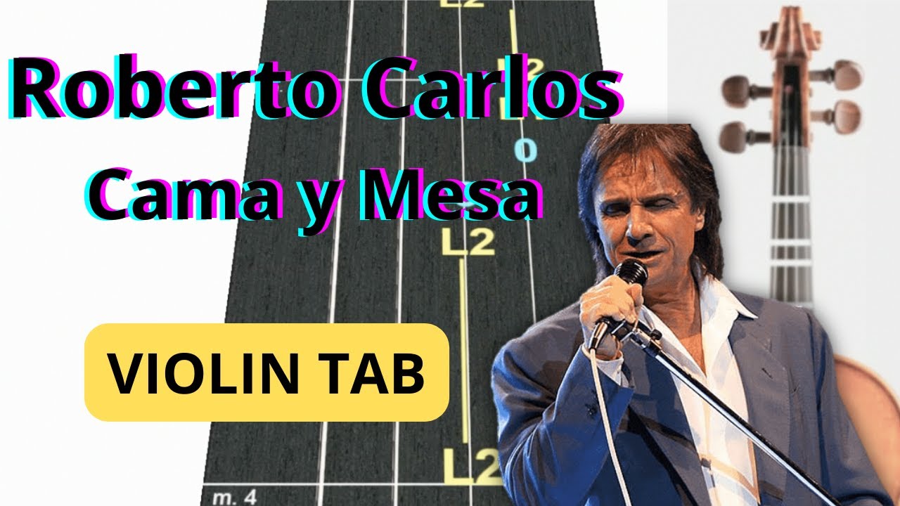 Cama y Mesa | Violín 🎻 Play Along | TUTORIAL | TABLATURA