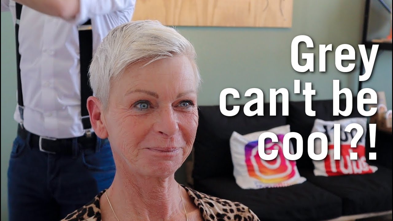 What Happens When You Cut Your Long Hair to Ultra Short GREY PIXIE?