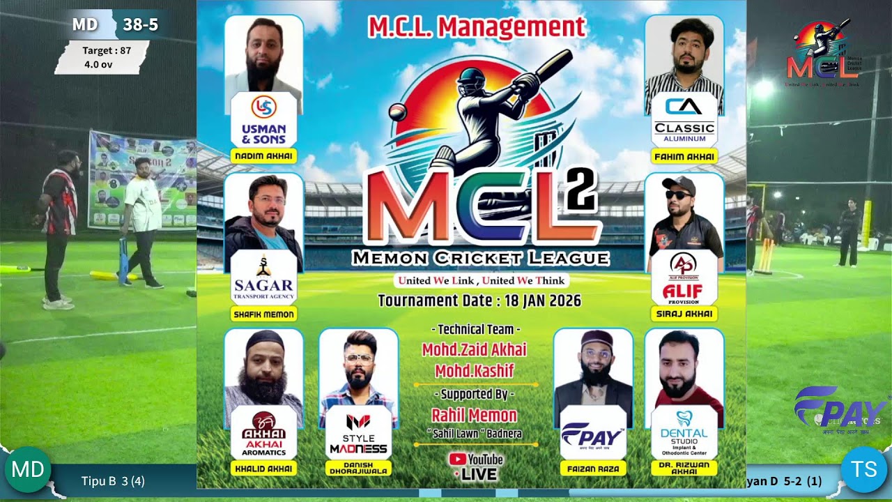 Memon Champions League Season-2- (MCL) #amravati #box #cricket #memonfamily