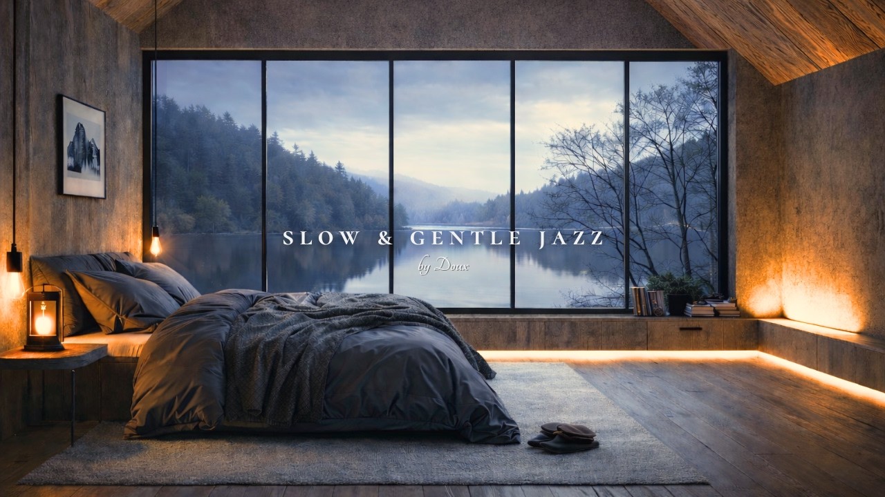 [playlist] A Quiet Room by the Lake, Returning to Myself | Slow & Gentle Jazz