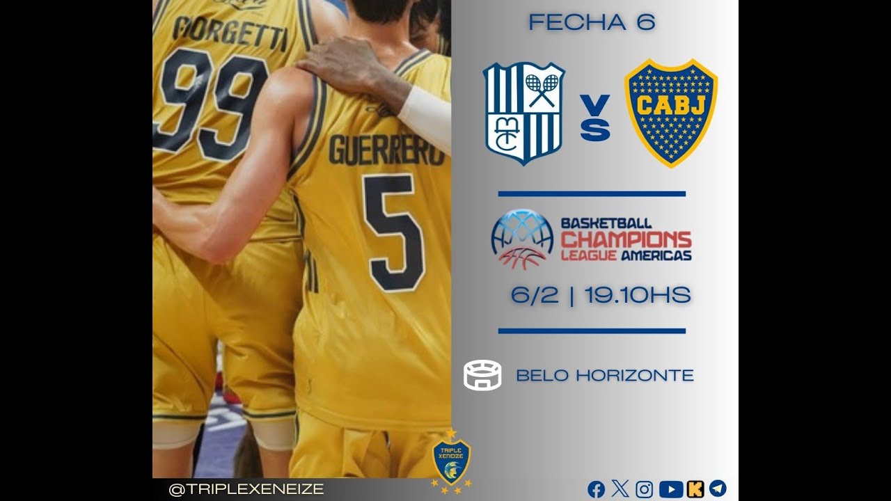 Minas Tenis Clube (BRA) vs. BOCA JUNIORS | #BCLAmericas 25/26 | Fecha 6