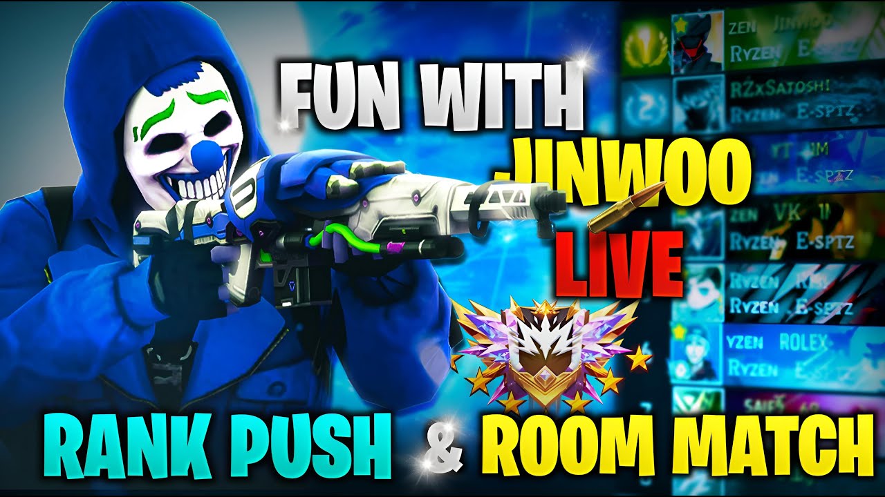 ROOM MATCH AND TEAM CODE BY JINWOO 🔥  || #freefire #fftamil #freefirelive #foryou #fun_with_jinwoo