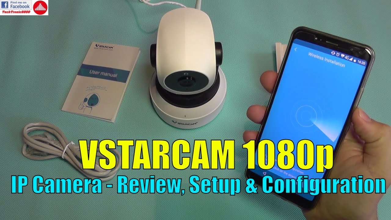 VSTARCAM 1080p Full HD IP Camera - Review, Setup & Configuration