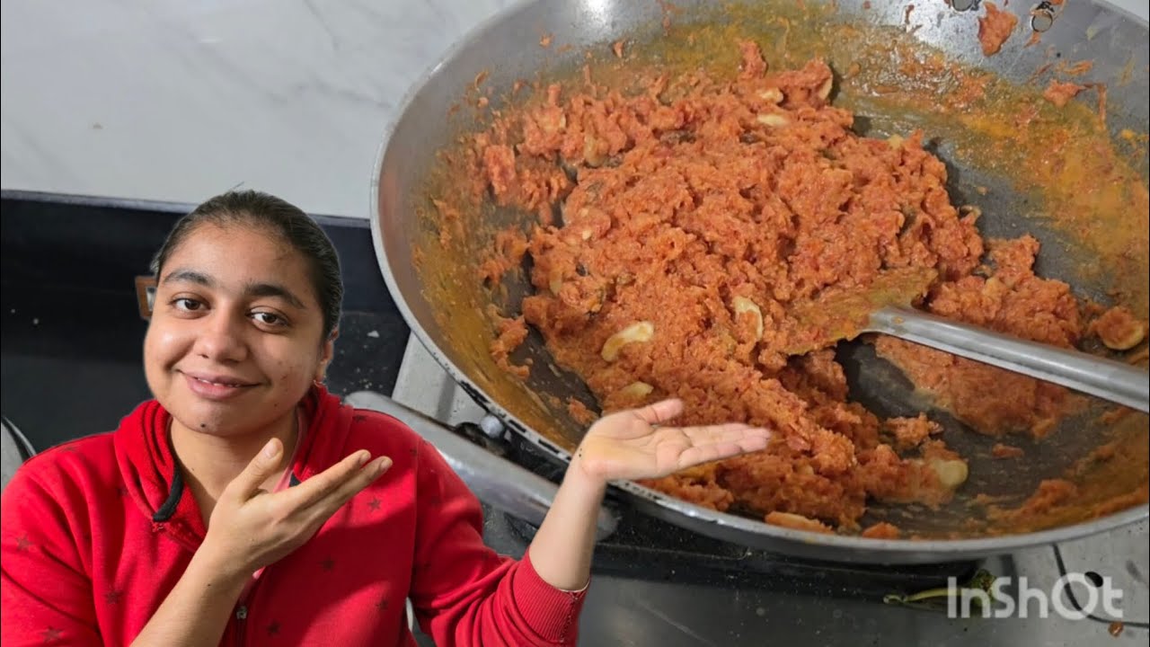 Aaj Ananya ne first time Gajar ka Halwa banaya 😋 | Sandhya ki Duniya  