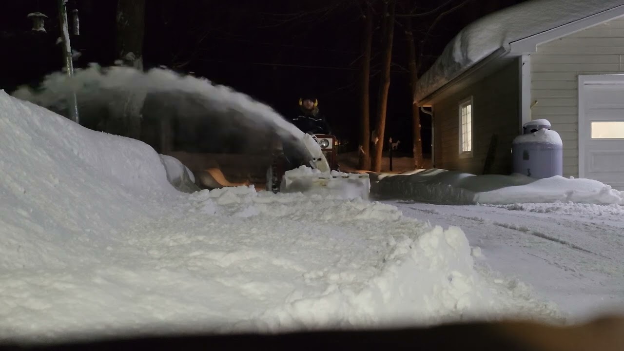 cub cadet 107 with a QA36A snowblower