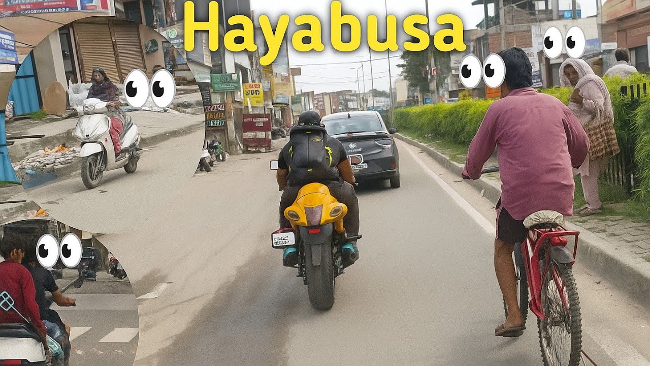 🔥 Hayabusa Crazy Road Reaction – Full POV Ride | Unbelievable Speed & Sound